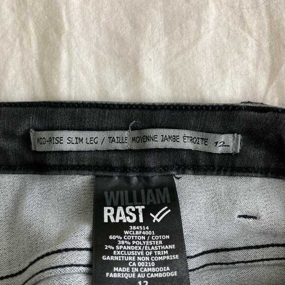 WILLIAM RAST Sz 12 Dark Blue Skinny Jeans - Picture 5 of 6